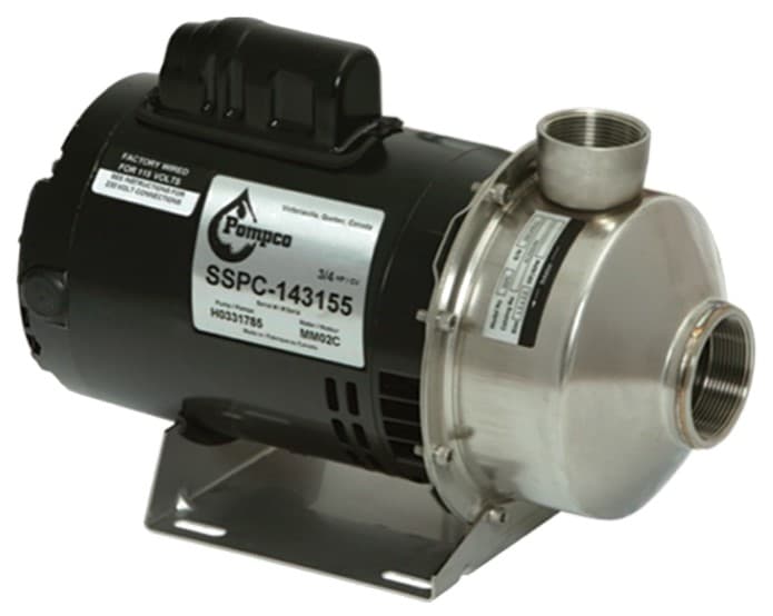 SSPC stainless steel centrifugal pump
