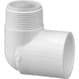 PVC blanc - Coude 90 MPT X SLIP